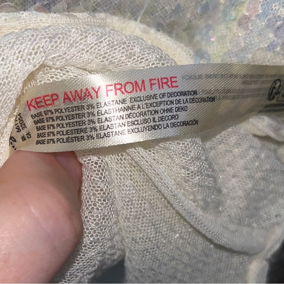 Free People Late Last Night Sequin Tee - Picture 9 of 9